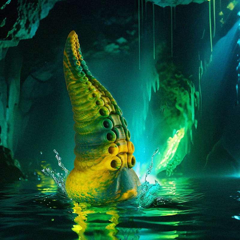 img_177572_8e2c9deac160e184153021e5b1ca84ac_1.png EPIC - CETUS GREEN TENTACLE DILDO LARGE SIZE