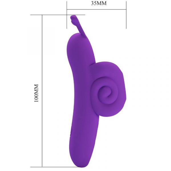 img_178131_914c5813b69f646e48430de90b3202c8_1.jpg PRETTY LOVE - SNAIL PODEROSO ESTIMULADOR DE DEDO MORADO