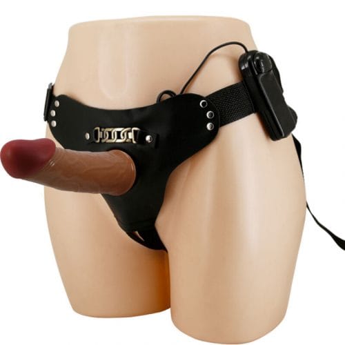 img_178485_1aa7c7eee0c9d52bfc13afd94022d5d2_1.jpg PRETTY LOVE - STARKS HARNESS BRIEFS VIBRACIÓN MULTI-VELOCIDAD DILDO 17,5 CM MULATO