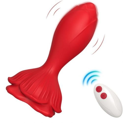 img_178509_f73330f1679efb2bb061ff5e75bfa988_1.jpg ARMONY - ROSA VIBRADOR  PLUG ANAL PEQUEÑO CONTROL REMOTO ROJO