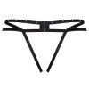 LIVCO CORSETTI FASHION - NOMADE TANGA CROTCHLESS NEGRO