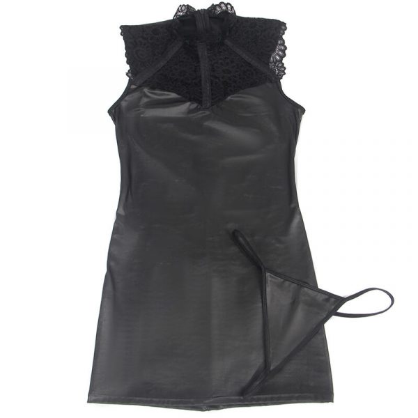 img_180031_e492a992b9d07f16d906f92c3e78a253_1.jpg SUBBLIME - VESTIDO SEXY DE CUERO S/M