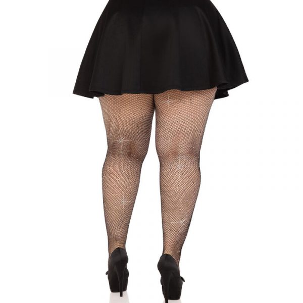 img_181053_632ba879af8895bf2c71967a4d6f363a_1.jpg LEG AVENUE - MEDIAS REJILLA CRISTALIZADA NEGRO PLUS SIZE