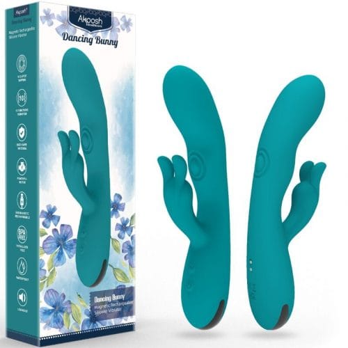 img_182792_9b4f75c8f2943e71a6f7ccfa27535842_1.jpg ARMONY - DANCING BUNNY VIBRADOR RABBIT 10 VELOCIDADES VERDE