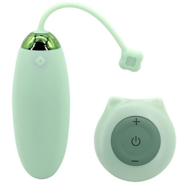 img_182888_334e36dab5ecadbef374925f1f08738d_1.jpg ARMONY - KITTY FUN HUEVO VIBRADOR CONTROL REMOTO 10 VIBRACIONES VERDE
