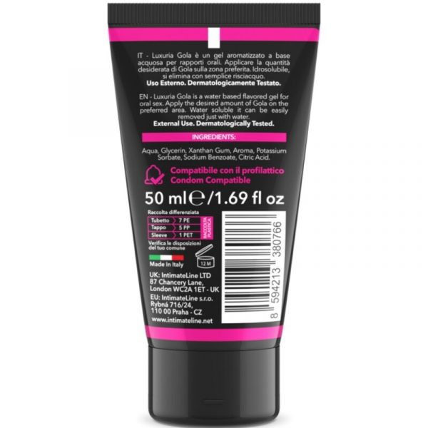 img_183310_860880a6c0aa6685917b28e8785e4a10_1.jpg INTIMATELINE LUXURIA - GOLA GEL ORAL CEREZA 50 ML