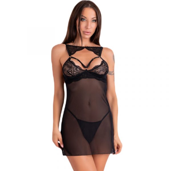 img_184166_1b85468c1cbca8ace2a1348c5c6a6bdb_1.jpg LIVCO CORSETTI FASHION - KROLINA LC 90734 CHEMISE + TANGA NEGRO S/M