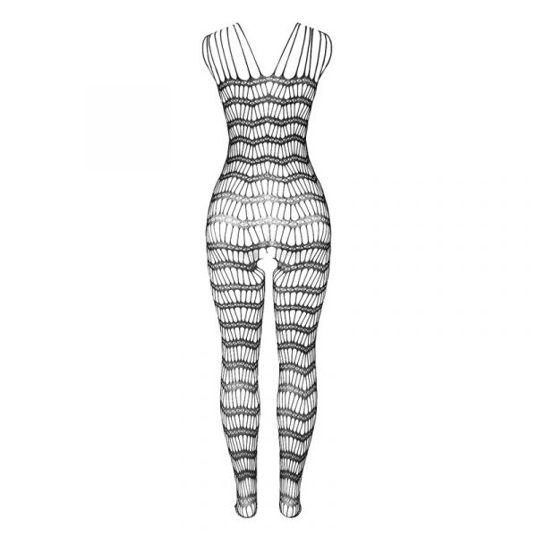 img_184661_cde5dcfc773ecbbbd69b827bad75c63d_1.jpg SUBBLIME - 951696 BODYSTOCKING CROTCHLESS DE REJILLA CON TIRAS EN HOMBROS NEGRO TALLA ÚNICA