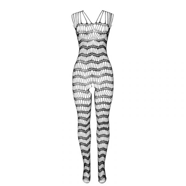 img_184662_f57864af1333ce6def20529f0411d42a_1.jpg SUBBLIME - 951696 BODYSTOCKING CROTCHLESS DE REJILLA CON TIRAS EN HOMBROS NEGRO TALLA ÚNICA