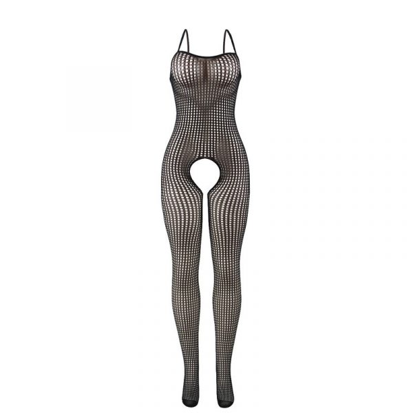 img_184677_45d55b25a7e1811663b48f5dab00db75_1.jpg SUBBLIME - 951726 BODYSTOCKING CROTCHLESS DE REJILLA ELÁSTICO NEGRO TALLA ÚNICA