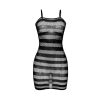 img_184692_9aa97728c6015c6a39f8d03ab87cb23c_1.jpg SUBBLIME - 951733 VESTIDO DE REJILLA CON FRANJAS NEGRO TALLA ÚNICA