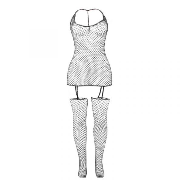 img_184837_b0c019bc19d2d869c9b9bab8620d6fe1_1.jpg SUBBLIME - 951955 BODYSTOCKING DE REJILLA BRILLANTE TALLA ÚNICA