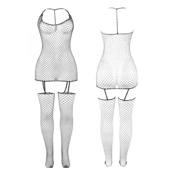 img_184840_58fb6fd631b7b535e63531ce4f456920_1.jpg SUBBLIME - 951955 BODYSTOCKING DE REJILLA BRILLANTE TALLA ÚNICA