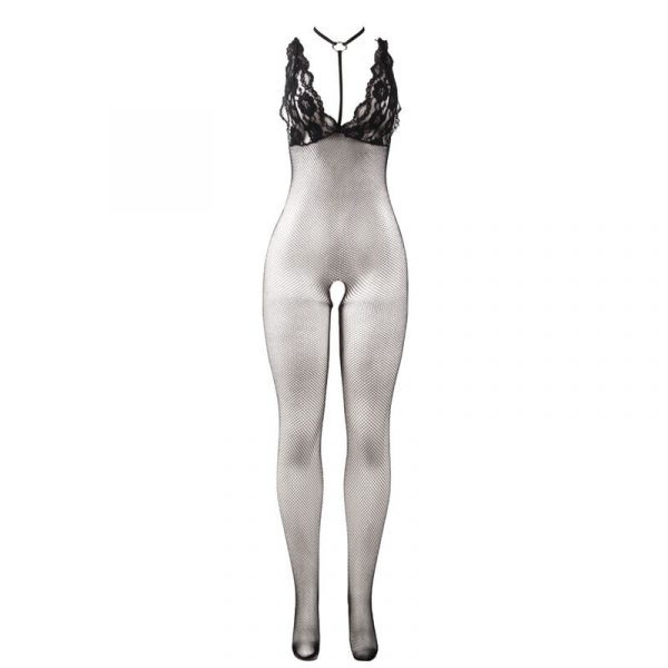 img_184867_2bc82e7dcac473944dba718315d0f715_1.jpg SUBBLIME - 951993 BODYSTOCKING CROTCHLESS DE REJILLA TRANSPARENTE NEGRO TALLA ÚNICA
