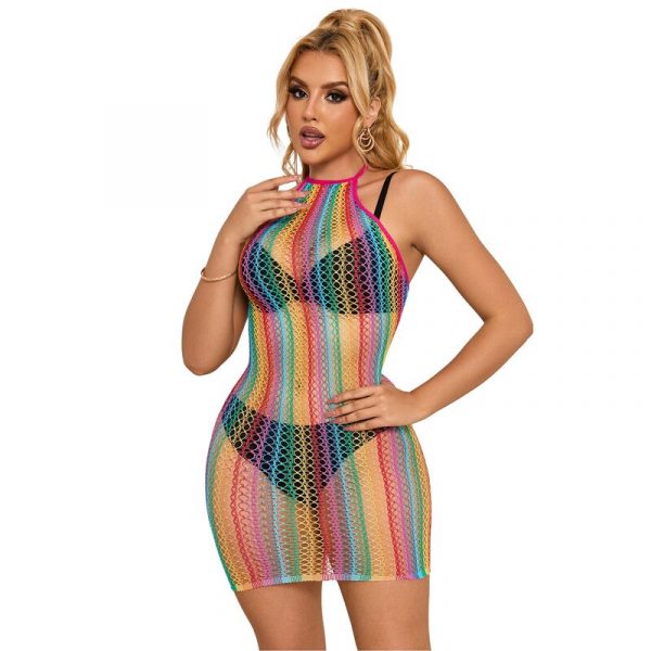img_185200_8168baf324ececd94eb76e8c902ffa73_1.jpg SUBBLIME - 952341 VESTIDO DE REJILLA ARCOIRIS TALLA ÚNICA