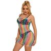 img_185219_b792b17b9a4348c92ca1cc008231bef4_1.jpg SUBBLIME - 952365 VESTIDO DE REJILLA HOMBROS DESCUBIERTOS ARCOIRIS TALLA ÚNICA