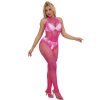 img_185248_417fa0ac37df12cc6be608981d9e20e2_1.jpg SUBBLIME - 952389 BODYSTOCKING CROTCHLESS DE REJILLA Y ENCAJE CON CUELLO ALTO ROSA TALLA ÚNICA