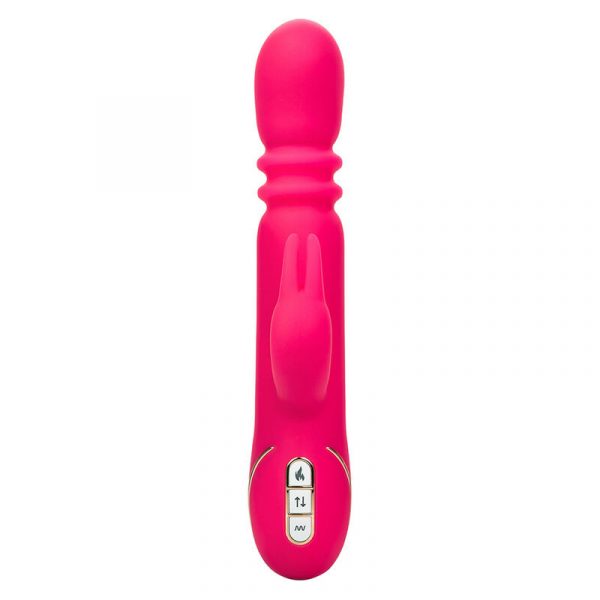 CALEXOTICS - JACK FANTASY TRIPLE VIBRADOR CALENTABLE RABBIT ROSA