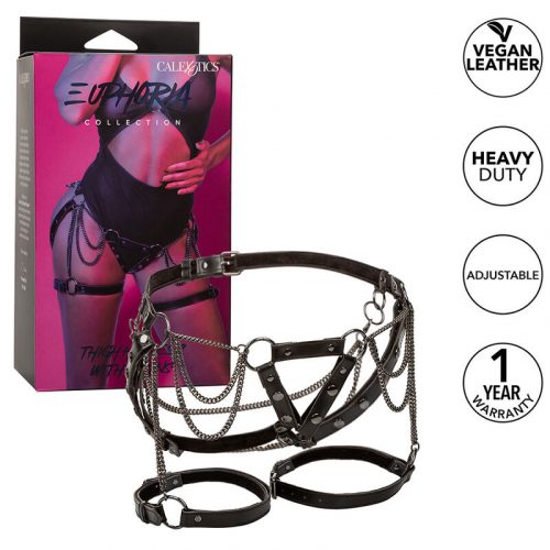 img_186272_292f4937dfa12a0b7443d8c7cfc4258c_1.jpg CALEXOTICS - EUPHORIA ARNÉS DE MUSLO CON CADENAS PREMIUM