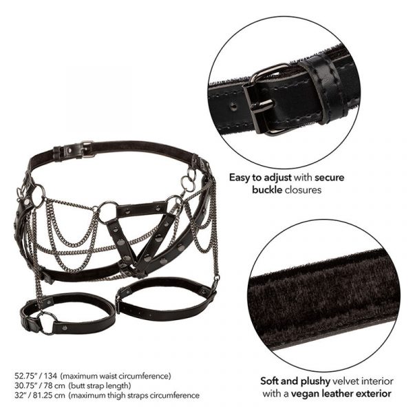 img_186278_b02ebc29c283b3309b974b14ac27ec3d_1.jpg CALEXOTICS - EUPHORIA ARNÉS DE MUSLO CON CADENAS PREMIUM TALLA PLUS