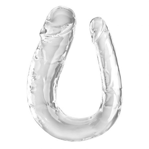 img_186471_ebdbd852fdedeffb8e4bebe0ca013093_1.jpg KING COCK - DOUBLE TROUBLE DILDO DOBLE 44 CM TRANSPARENTE