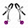 img_186570_bfe4d5ec3c391bcd00e082785e6d895e_1.png KINK - PINZAS PARA PEZONES CON CAMPANILLA VIOLETA 6 CM