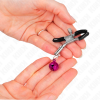 img_186572_0601ab9d4630c702b4b843ec0f0b90f8_1.png KINK - PINZAS PARA PEZONES CON CAMPANILLA VIOLETA 6 CM
