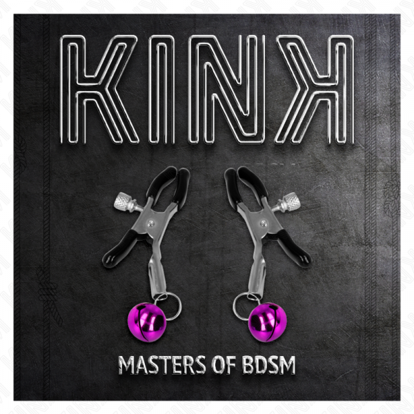 img_186573_963ef9c11e94e49ad6584052041a8ff1_1.png KINK - PINZAS PARA PEZONES CON CAMPANILLA VIOLETA 6 CM