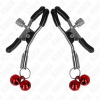 img_186575_c0a71f94bbc473280d4ffe8a6010e228_1.png KINK - PINZAS PARA PEZONES CON DOBLE CAMPANILLA ROJO 6 CM