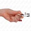 img_186576_3afd8ee9321221901c2b84eb2a1706f1_1.png KINK - PINZAS PARA PEZONES CON DOBLE CAMPANILLA ROJO 6 CM