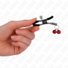 img_186577_4f443c13fbf00c382f17c7027fa1bb47_1.png KINK - PINZAS PARA PEZONES CON DOBLE CAMPANILLA ROJO 6 CM