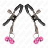 img_186585_d643a5726462af7477c024eb6f726c53_1.png KINK - PINZAS PARA PEZONES CON DOBLE CAMPANILLA ROSA 6 CM