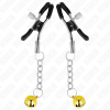 img_186605_461db26654aa56bdbf2d59e8e3baf5d3_1.png KINK - PINZAS PARA PEZONES CON COLGANTE DE CASCABEL DORADO 6 CM