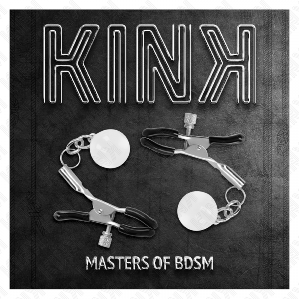 img_186619_db02856127b55013475bcc38599d1676_1.png KINK - PINZAS PARA PEZONES PLATEADAS CON COLGANTE DE VIDRIO 6 CM