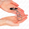 img_186623_9a9f2b0db8aa494e204f099d50b4c5ff_1.png KINK - PINZAS PARA PEZONES CON 3 AROS 6 CM