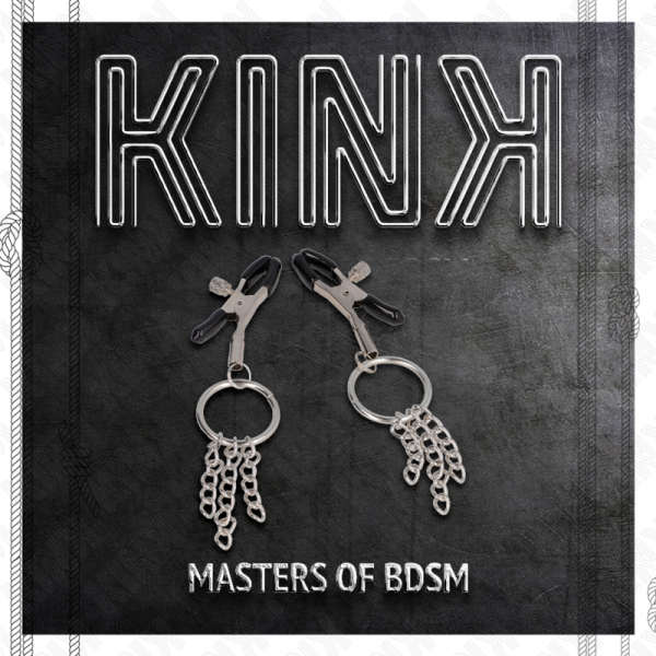 img_186628_a6c3e1c8901e073ba96225a8f2a6ca18_1.png KINK - PINZAS PARA PEZONES CON ARO Y PEQUEÑAS CADENAS PLATEADO 6 CM