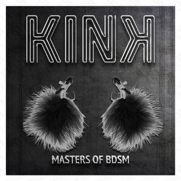 img_186636_06e5e463673a8b004ada40287c8296d2_1.png KINK - PINZAS PARA PEZONES CON PLUMA NEGRO 7 CM