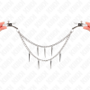 img_186656_f4a27154dc3697c5c9c84be7478d2515_1.png KINK - PINZAS PARA PEZONES CON CADENA DE PÚAS 30 CM