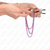 img_186676_5219d8f4d3328a1ac8785fa335766f37_1.png KINK - PINZAS PARA PEZONES CON TRIPLE CADENA VIOLETA 20/23/28 CM