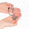 img_186685_e48962ea27081230cb2f787dccfbe54e_1.png KINK - PINZAS PARA PEZONES CON DOBLE CADENA FINA PLATEADO 20/23 CM