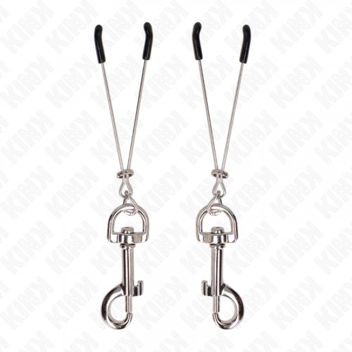img_186692_ae4ad3bf128f9167b0f78cf08126502a_1.png KINK - PINZAS PARA PEZONES FINA CON GANCHO PLATEADO 7 CM
