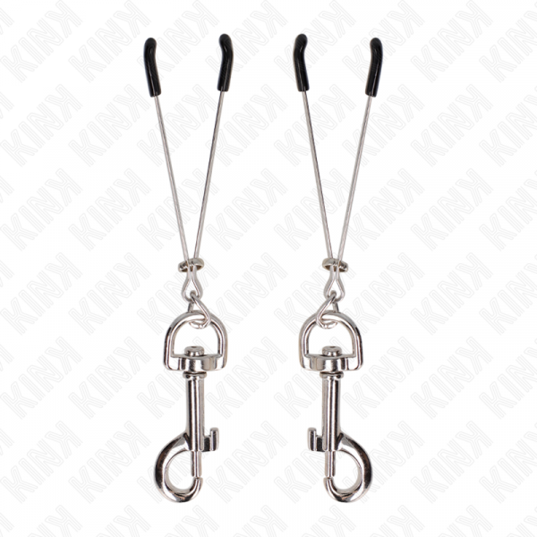 img_186692_ae4ad3bf128f9167b0f78cf08126502a_1.png KINK - PINZAS PARA PEZONES FINA CON GANCHO PLATEADO 7 CM