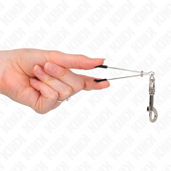 img_186696_b5f4dd045c0bd14bc2cf463073ba2f1f_1.png KINK - PINZAS PARA PEZONES FINA CON GANCHO PLATEADO 7 CM