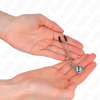 img_186707_0f6f15466221375217b5748b791b2784_1.png KINK - PINZAS PARA PEZONES FINA CON CASCABEL PLATEADO 7 CM