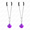 img_186713_6e7591dbd7cfe06fa2938aff4cf4c701_1.png KINK - PINZAS PARA PEZONES FINA CON CASCABEL VIOLETA 7 CM