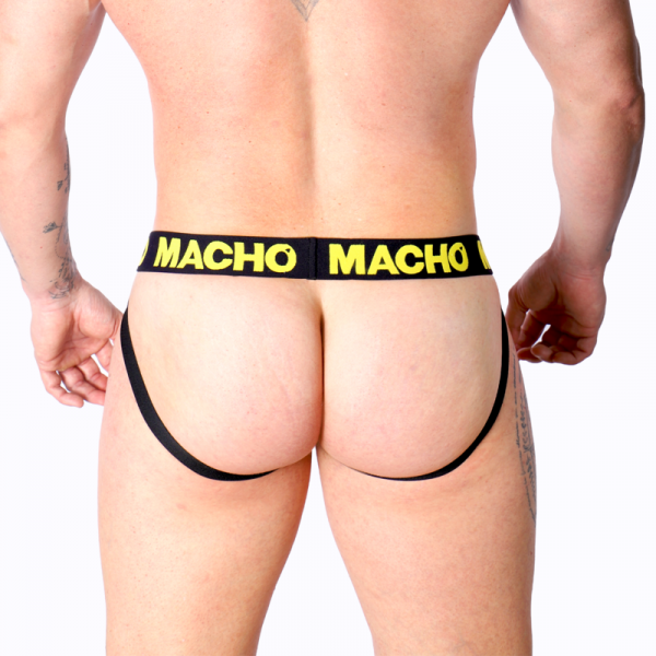 MACHO - MX25A JOCK AMARILLO LYCRA S