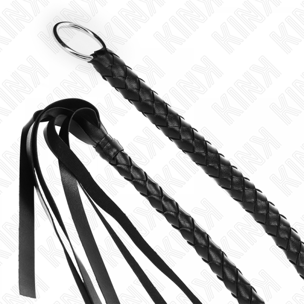 img_187277_5cfe7a1171c6605ac2a4297ec55ce84e_1.png KINK - LÁTIGO DE SERPIENTE CON ANILLO DE MANO NEGRO 65 CM