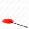 img_187287_9f656c6c762d257a3c576b4657e3c809_1.png KINK - PLUMAS PARA COSQUILLAS ROJO USADO PARA EL KIT BONDAGE 27 CM