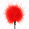 img_187290_da77c32fc7ecf16eebb96b0e3cb5e65e_1.png KINK - PLUMAS PARA COSQUILLAS ROJO USADO PARA EL KIT BONDAGE 27 CM