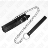 img_187311_95e06eeb5310f72dda219526cc51e51d_1.png KINK - COLLAR CON CORREA 65 CM PATRÓN DE SERPIENTE